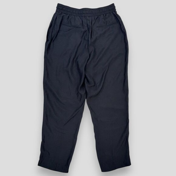 ATM Anthony Thomas Melillo Women's Pants 100% Silk Black Lightweight Size Sm - Picture 2 of 9